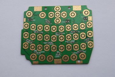 Custom Flash Gold Green Prototype PCB Boards Fabrication , Copper Clad PCB Board