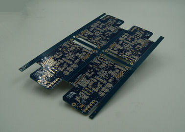 Blue BGA HDI Printed Circuit Board with Blind Via Burried Vias